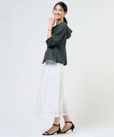 J.PRESS LADIES 【冷房対策に】ラッセルレース パーカー
