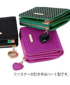 tsumori chisato CARRY つぶつぶドットプリント 2つ折り財布 ミニ財布