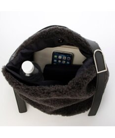 UNBILLION カシュカシュ cachecache / フリーハンドルボアショルダーバッグ