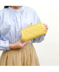 UNBILLION ペルケ perche / アクリル玉がま口長財布