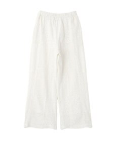 earth music&ecology 【セットアップ対応】【WEB・一部店舗限定】パッチワークレースパンツ