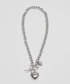 WEGO Lハートモチーフチャームネックレス