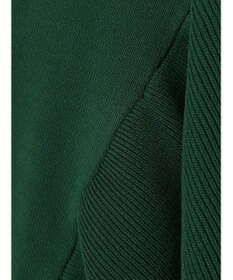 Green Parks 配色フリルニットプルオーバー