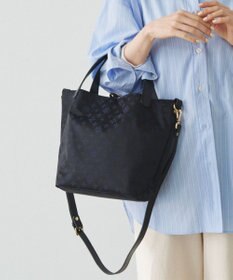 russet ナイロンジャガード2WAYタウントートバッグ(SF-260)