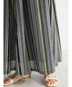 Green Parks ・ＥＬＥＮＣＡＲＥ　ＤＵＥ　マルチストライプスカート