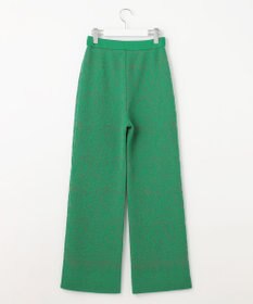 自由区 【Premium Collection】レースジャガードニット パンツ