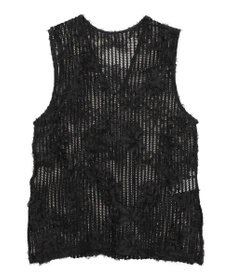 Green Parks テープ刺繍レースベスト