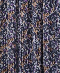 Green Parks マジョリカプリーツ柄スカート