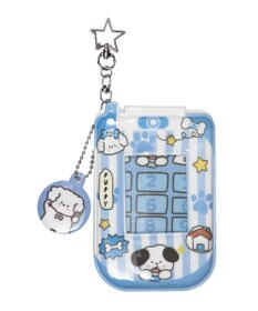 WEGO 【痛バ＆推し活グッズ】チャーム付きゆるアニマルガラケーカードホルダーキーホルダー