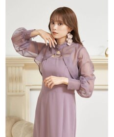 earth music&ecology ＳＥＴ２点シアーボレロ＋キャミワンピース