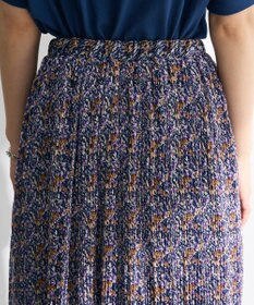 Green Parks マジョリカプリーツ柄スカート