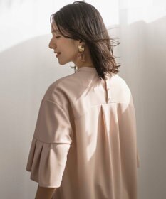 組曲 【UVケア・接触冷感】ライトアムンゼンジャージー袖フレア トップス