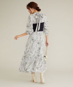 Feroux 【古畑星夏さん着用・3WAY】ビスチェコンビフラワープリント ワンピース