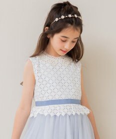 組曲 KIDS 【Fサイズ】プチパールカラー ネックレス(つけ襟)