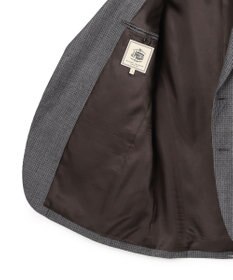 J.PRESS MEN 【定番 / セットアップ対応】マナードシルクホームスパン ガンクラブチェック ジャケット