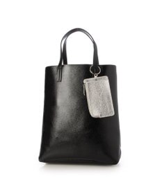 UNBILLION VERYコラボ カシュカシュ cachecache / カードケース付きメタリックトートバッグ