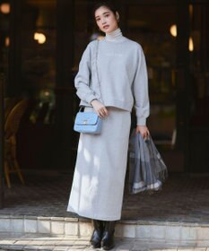 23区 S 【一部店舗限定/洗える】クリアコットンテリー セットアップ ロゴ スウェット