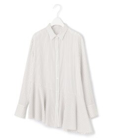 ICB L 【洗える】 リヨセルローン ペプラムブラウス