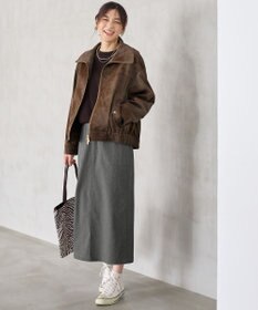 ANY 【2WAY】ボアカラーブルゾン