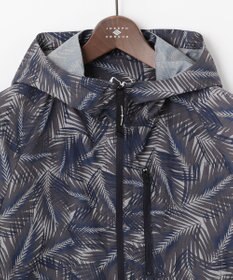 JOSEPH ABBOUD MOUNTAIN 【UNISEX】3Dエンボスリーフ パーカー
