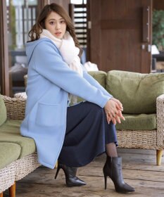 Tiaclasse 【洗える】パフ袖ニットワンピース