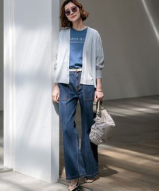 23区 L 【見上愛さん着用】23区 Summer DENIM ベイカーパンツ
