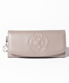 CLATHAS ワッフル　フラップ長財布