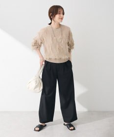 Green Parks ・ＥＬＥＮＣＡＲＥ　ＤＵＥ　サイドベルトタックパンツ