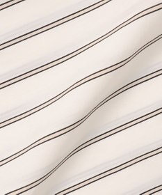 BEIGE， QUARTZ / 側章コンビ ストライプパンツ