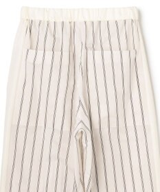 BEIGE， QUARTZ / 側章コンビ ストライプパンツ