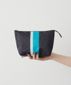 russet ラインプリントポーチ M(Z-226)