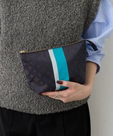 ラシット（russet）/ラインプリントポーチ M(Z−226) ラインプリントポーチ M(Z-226) / russet | ファッション通販 【公式