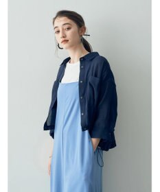 YECCA VECCA 【2点SET】シアーシャツ×Aラインキャミワンピース