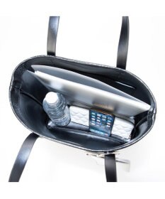 UNBILLION VERYコラボ カシュカシュ cachecache / カードケース付きメタリックトートバッグ