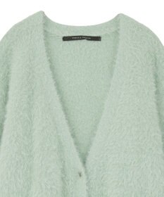 YECCA VECCA ラメシャギーカーディガン