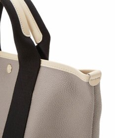 TOPKAPI 【Breath TOPKAPI】スコッチグレイン ネオレザー ミニ トート バッグ ショルダー付き S