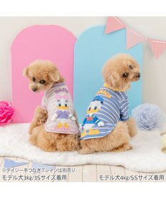 PET PARADISE ディズニー ドナルドダック 手つなぎＴシャツ 接触冷感 中型犬 大型犬