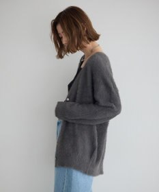 YECCA VECCA ラメシャギーカーディガン