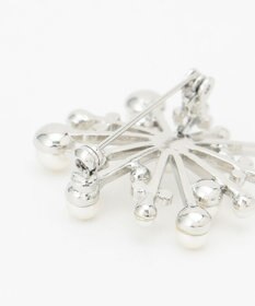 J.PRESS LADIES クリスタルパール ブローチ