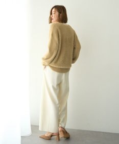 YECCA VECCA ラメシャギーカーディガン