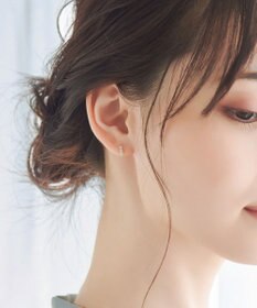 Phoebe 【K10】ストーンバーピアス ゴールド