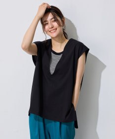 ANY L Ｖネックチュニック