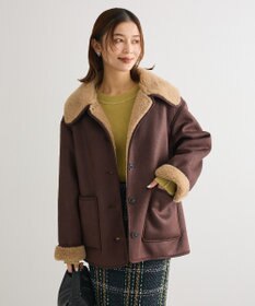 Green Parks フェイクムートンジャケット