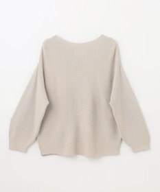 ANY 【洗濯機可】パフスリーブガーターニット