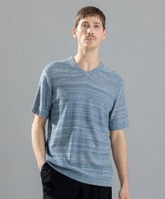 JOSEPH HOMME シャイニースラブブークレ　ニットＴシャツ