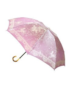 槇田商店 Kirie ドットフラワー アメジスト 折りたたみ傘