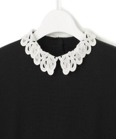 23区 L 【洗える】エンブロイダリーニット