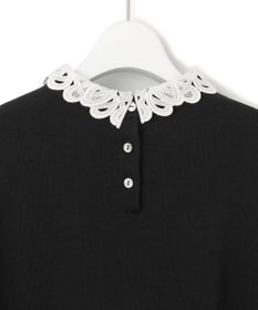 23区 L 【洗える】エンブロイダリーニット