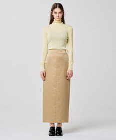 uncrave シアーニット タートルネック トップス（uncrave WHITE）