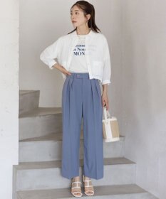 組曲 S スーパーライトストレッチ ワイドパンツ